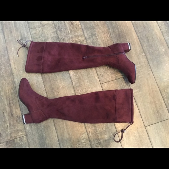 michael kors wine boots